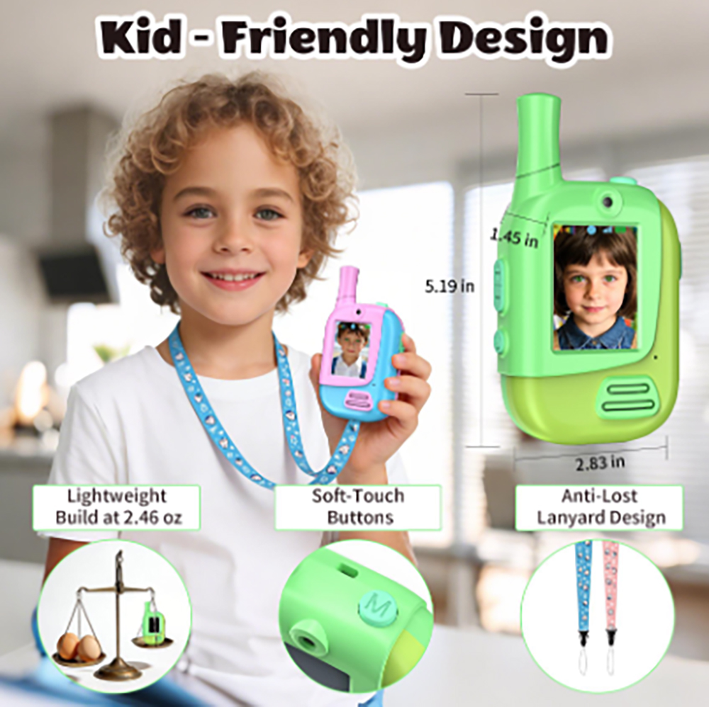 2 Pack Rechargeable Kids Video - Outdoor Camping Games For Kids review and price