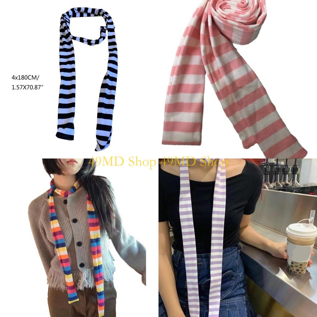49MD Stripe Pattern Scarf for  - Outdoor Camping Shop review and price