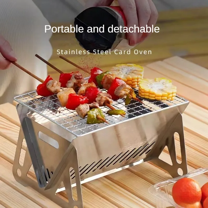 Portable Folding Barbecue Gril - Outdoor Camping Fire Pit review and price