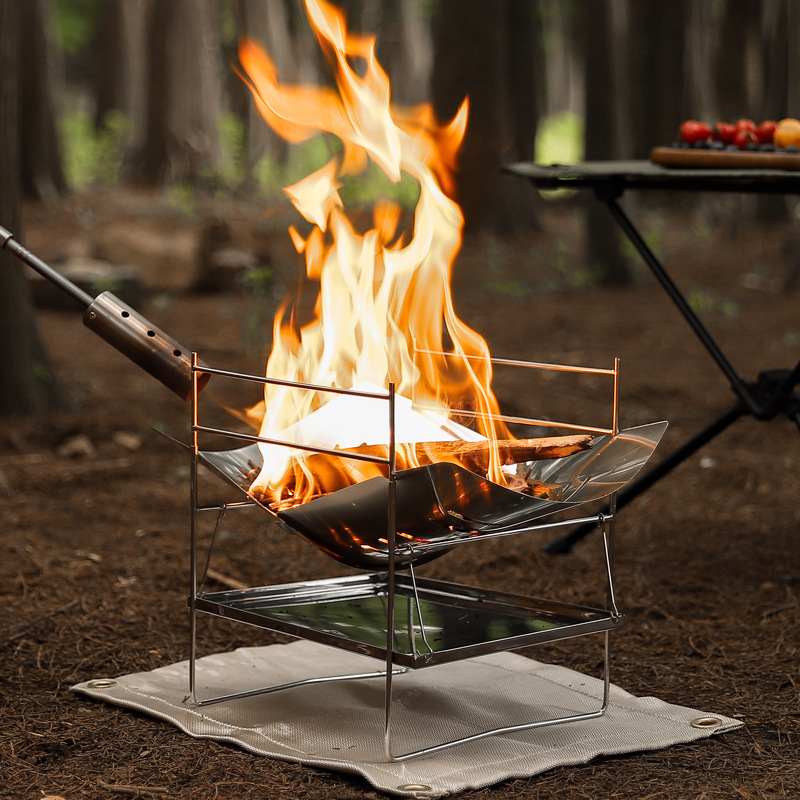Wood Burning Camping Stove Por - Outdoor Camping Fire Pit review and price